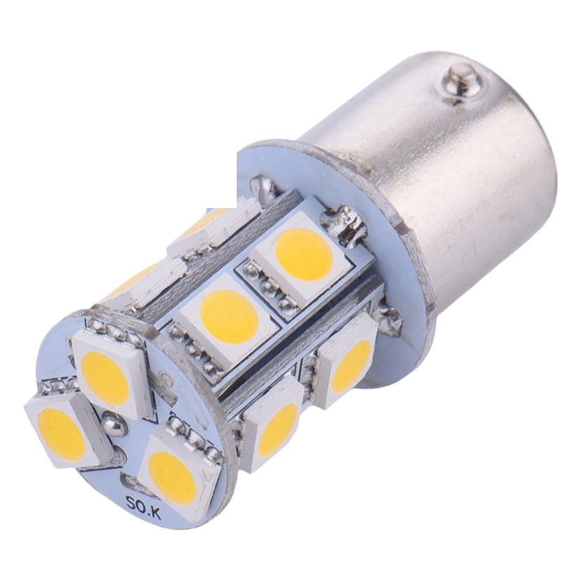 Factory direct bright reversing light 1156-5050-13SMD brake light single contact 1157 steering reversing