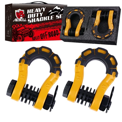 Plastic 3/4U-Shaped Hook, Other Car Modifications - yellow-34-8t-a-box-of-two