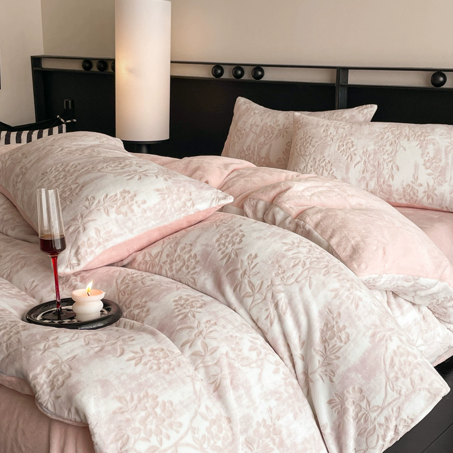 Джинсы Velvet тёплые, демисезонный набор, двухстороннее коралловое одеяло, защитный лист для поддержания тепла, комплект из 4 предметов для постельного белья