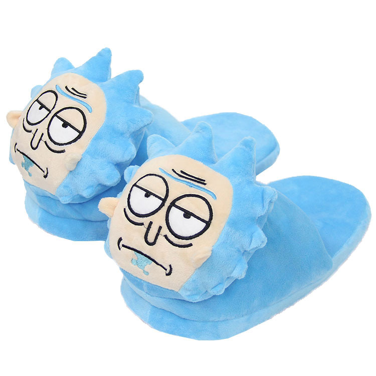 Hot Selling Anime Peripherals Rick and Morty Cartoon Slippers Cross-Border Dropshipping Two-Dimensional