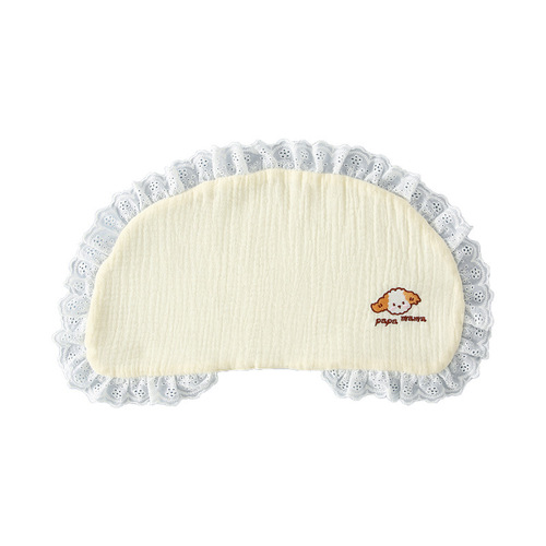 Newborn cute animal embroidery summer thin cloud pillow for male and female baby thin pillow sweat-absorbent flat pillow