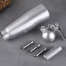 亚马逊爆款LOGO500ML铝制奶油枪 奶油发泡器 虹吸气瓶裱花枪