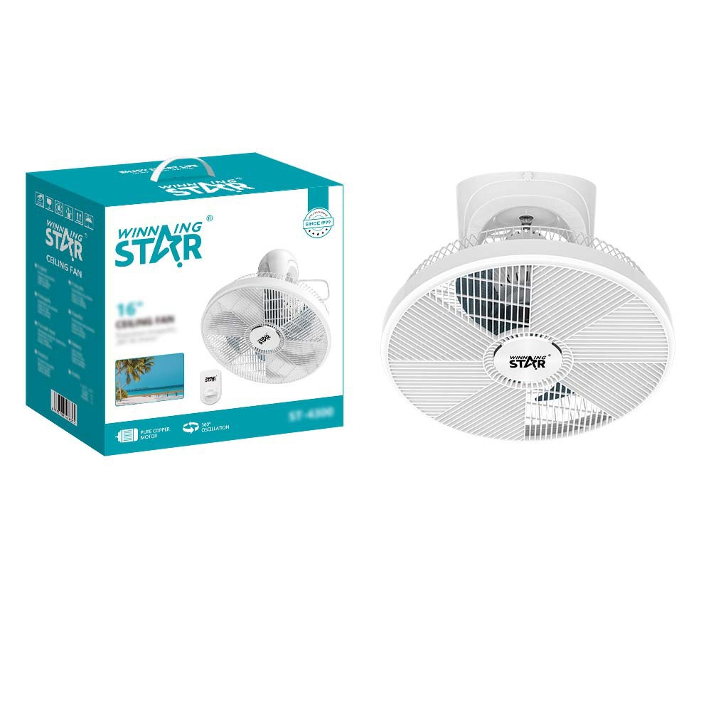 Winningstar Specializes in 3-Speed Wind 16inch Mechanical Ceiling Fan Electric Fan