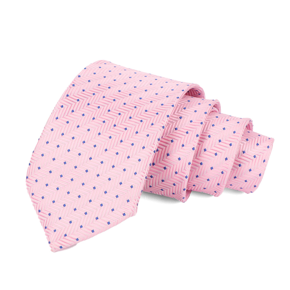 Corbata de hombre 8cm para hombre, bordado jacquard de alta calidad para hombre, corbata de negocios, corbata de seda de poliéster, fábrica al por mayor