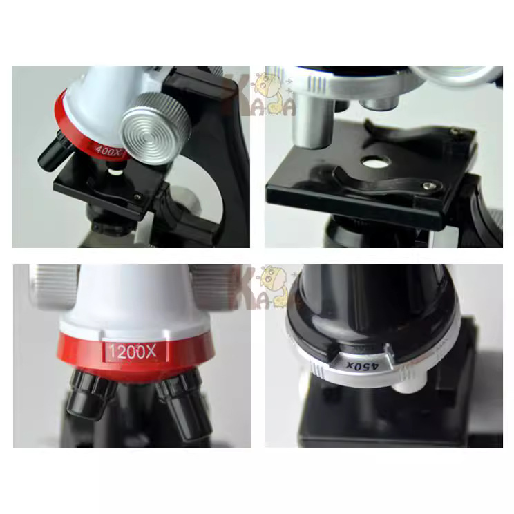 Educación temprana ciencia biológica HD microscopio juguete niños ciencia y educación traje estudiante de escuela primaria equipo experimental