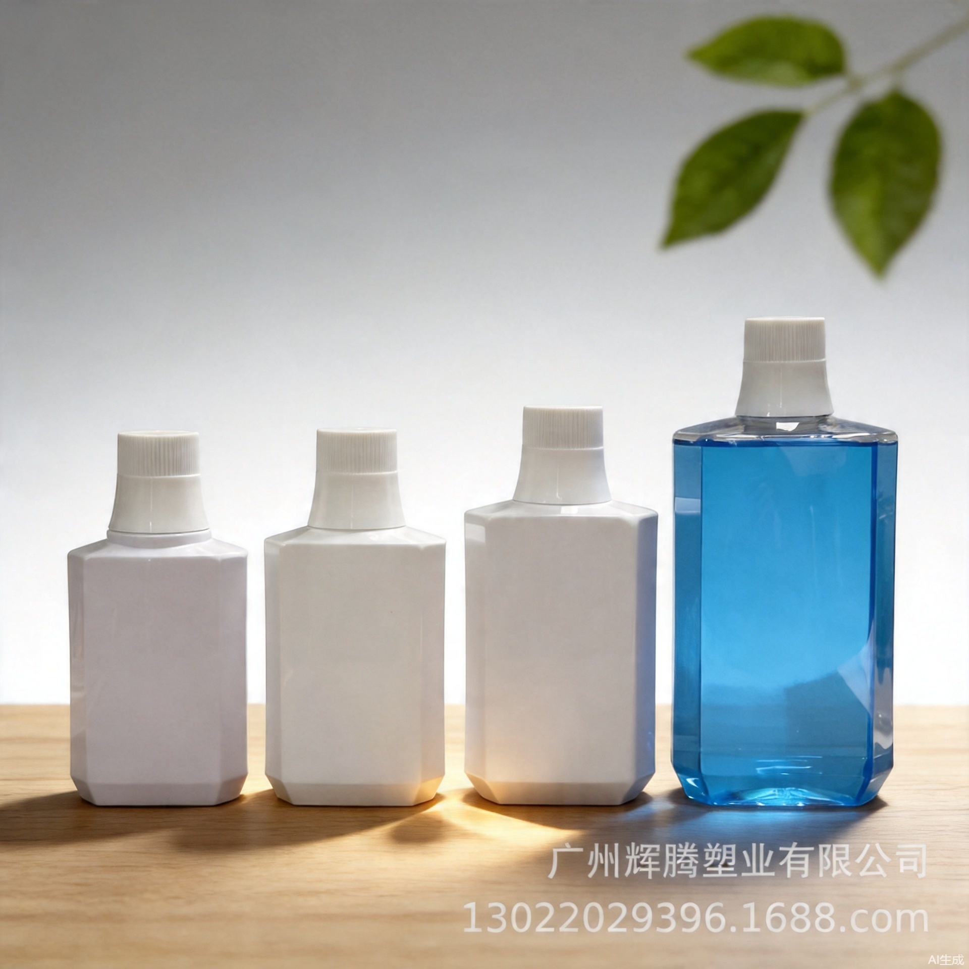 PET八角瓶 200ml量杯口腔清洁剂瓶 250ml  漱口水瓶 300ml 500ml