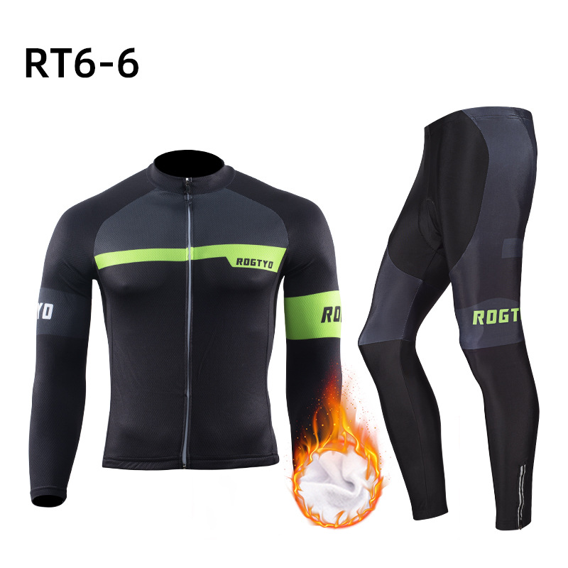Moto de montaña conjunto de ropa de ciclismo calentamiento pantalones de mangas largas primavera y otoño invierno al aire libre ropa deportiva para hombres y mujeres