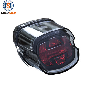 Motorcycle led tail light locomotive license plate light brake light rear tail light for Harley Sportster883