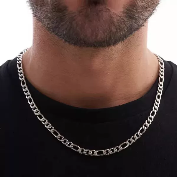3:1NK Cuban Necklace Men's Trendy Girls Collarbone Accessories Titanium Steel Hip Hop Style Joker Chain 2025 New