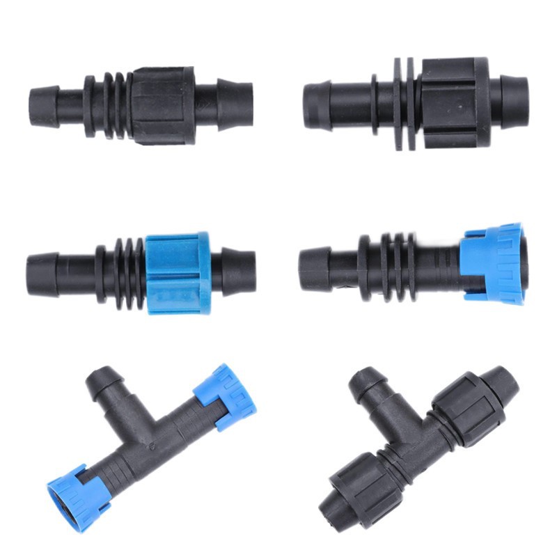 Venta al por mayor 16 candado madre de tres vías derivación de tres vías anillo de tracción accesorios de tubería madre de bloqueo riego por goteo agrícola con candado madre de bloqueo bloqueo de riego por goteo directo