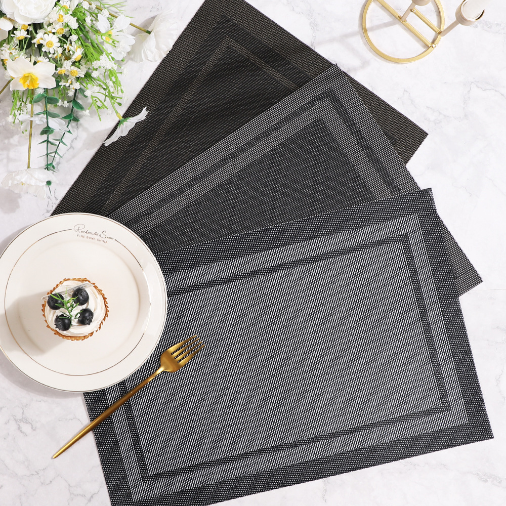 Marco Tesling pvc fácil de limpiar almohadilla de aislamiento térmico de estilo europeo sensación de alto nivel hotel hogar mantel de mesa mantel occidental mantel de mesa