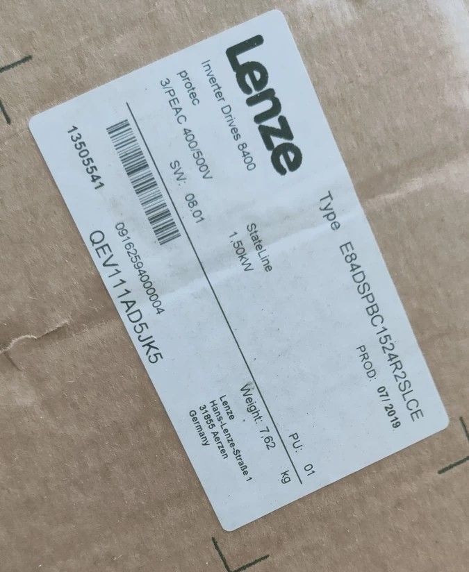 Lenze 变频器全新原装 E84DSPXC15154R15SLCE 现货议价出售