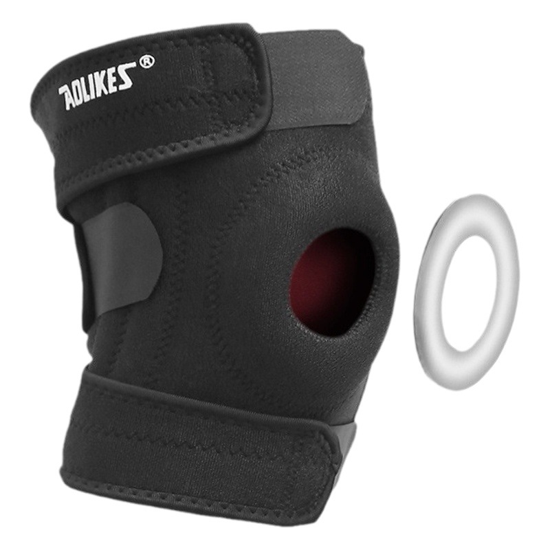 戸外騎行登山膝保護運動通気滑り止め四バネ耐摩耗運動膝保護具直販メーカー