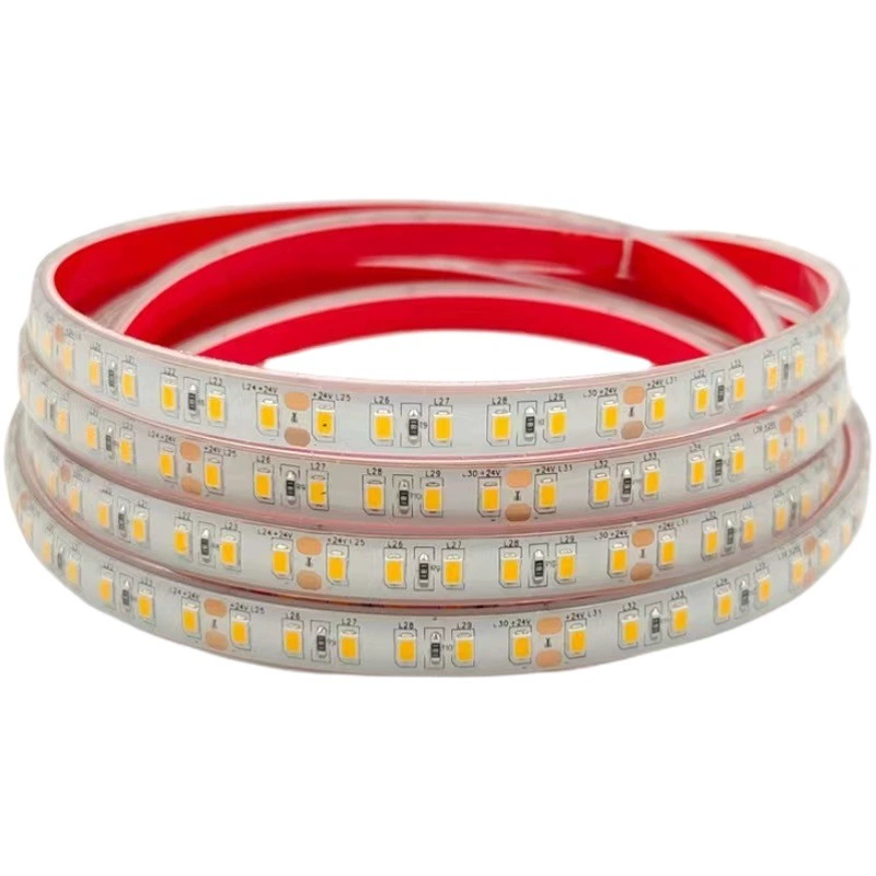 Светодиодный мягкий световой ремень 24V220V водонепроницаемый силиконовый Твердый цельный пластиковый наружный контурный осветительный ремень волшебный световой пояс