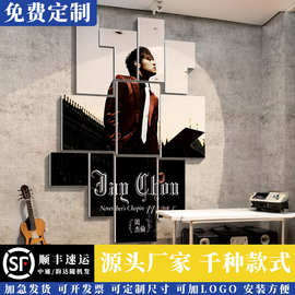 周杰伦专辑墙面海报歌词音乐教室布置装饰网红工作室背景墙贴挂画