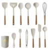 Silicone kitchenware, white set, 13 pieces