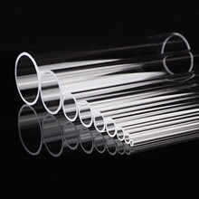 石英玻璃管高透空心厚壁耐高温大口径小口径石英管