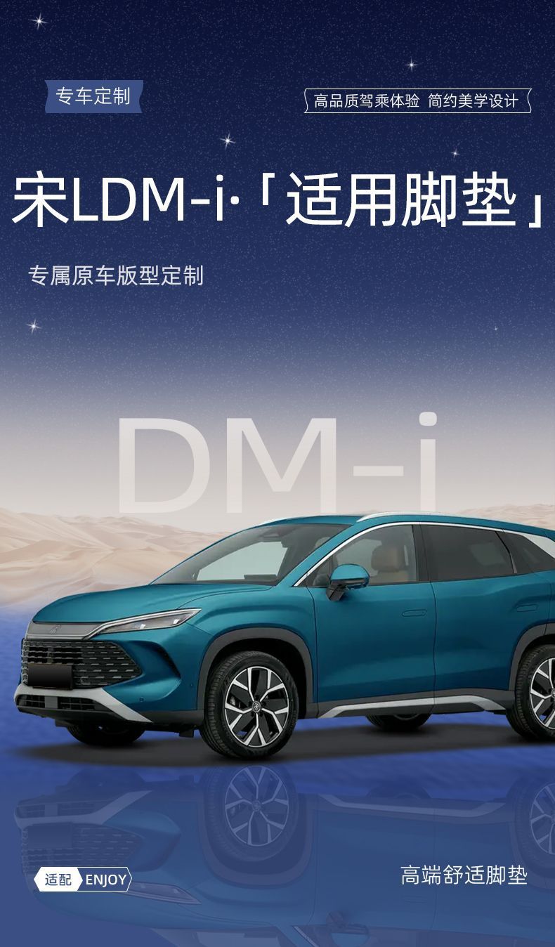 Suitable for BYD Song LDMI Foot Mat Surrounding 24 Song Lev Car Foot Mat Trunk Mat Upper Star Blanket