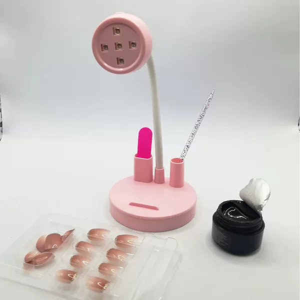 Quick-drying portable phototherapy lamp phototherapy machine patch phototherapy lamp desktop nail lamp electric storage UV lotus lamp