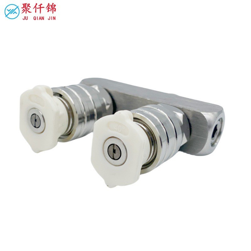 High-Pressure Washer Water Gun with Dual Spray Heads, One-To-Two Quick Connector, Dual Stainless Steel 1/4 Inch Spray Heads for Car Washing