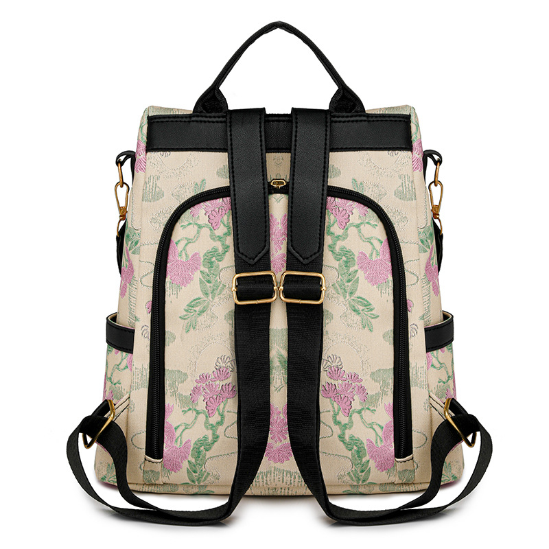 2024 nuevo estilo de moda, mochila para mujer, mochila antirrobo de gran capacidad para viajeros urbanos, mochila escolar para estudiantes al por mayor