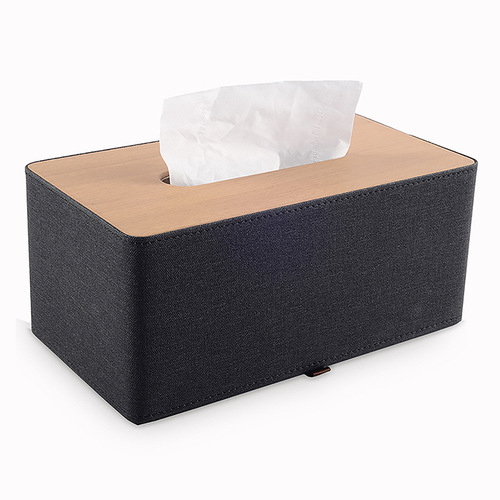 Creative household leather multi-purpose tissue box restaurant hotel KTV special paper tissue box cloth texture leather