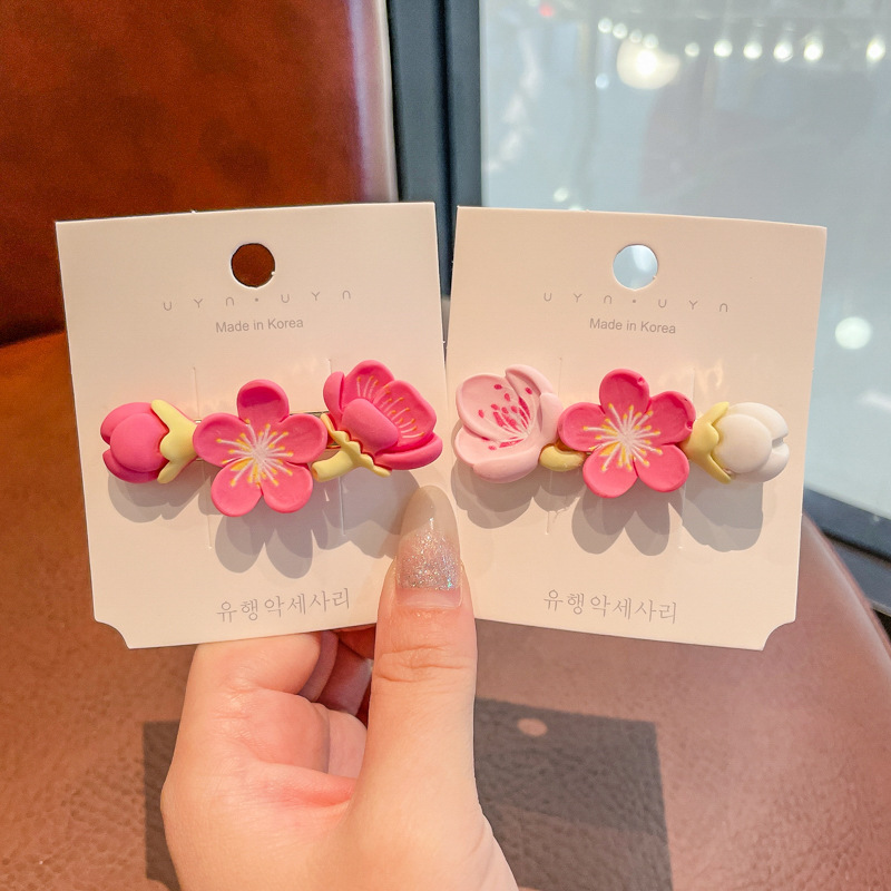 Horquilla rosa, horquilla para niñas y niños, clip de pico de pato para bebé, clip de flequillo lateral, clip lateral para niña linda, tocado