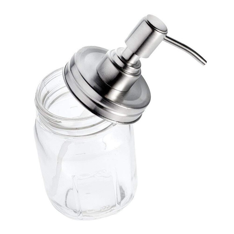 Amazon 304 stainless steel pump head bottle cap for Mason jars, hand sanitizer, lotion, shower gel, exclusively for cross-border export Amazon 304 stainless steel pump head bottle cap for Mason jars, hand sanitizer, lotion, shower gel, exclusively for cross-border export