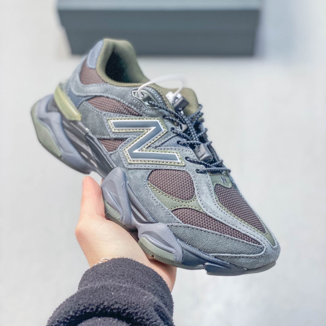 Pure original NB9060 retrógrado zapatos de zapatos de papá cómodos de amortiguación universal para hombres y mujeres zapatos deportivos de viaje y ocio