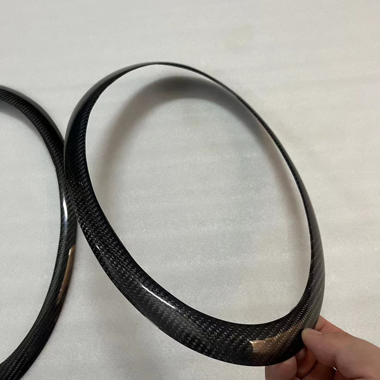 Suitable for 12-18 years Porsche 911 series 991 carbon fiber headlight lamp eyebrows carbon fiber material 991 professional