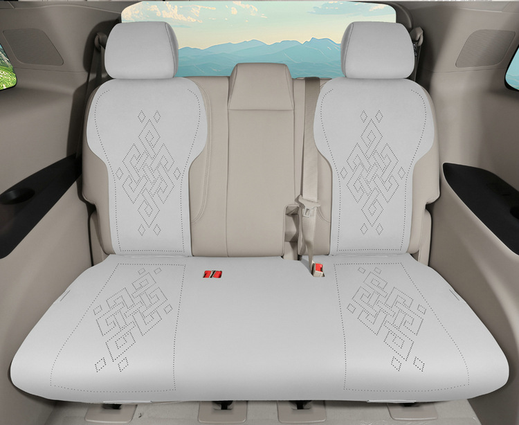 Suitable for Gl8 Special Car Seven-Seater Suede Car Seat Cushion Seat Cover Four-Season Universal Saddle Cushion