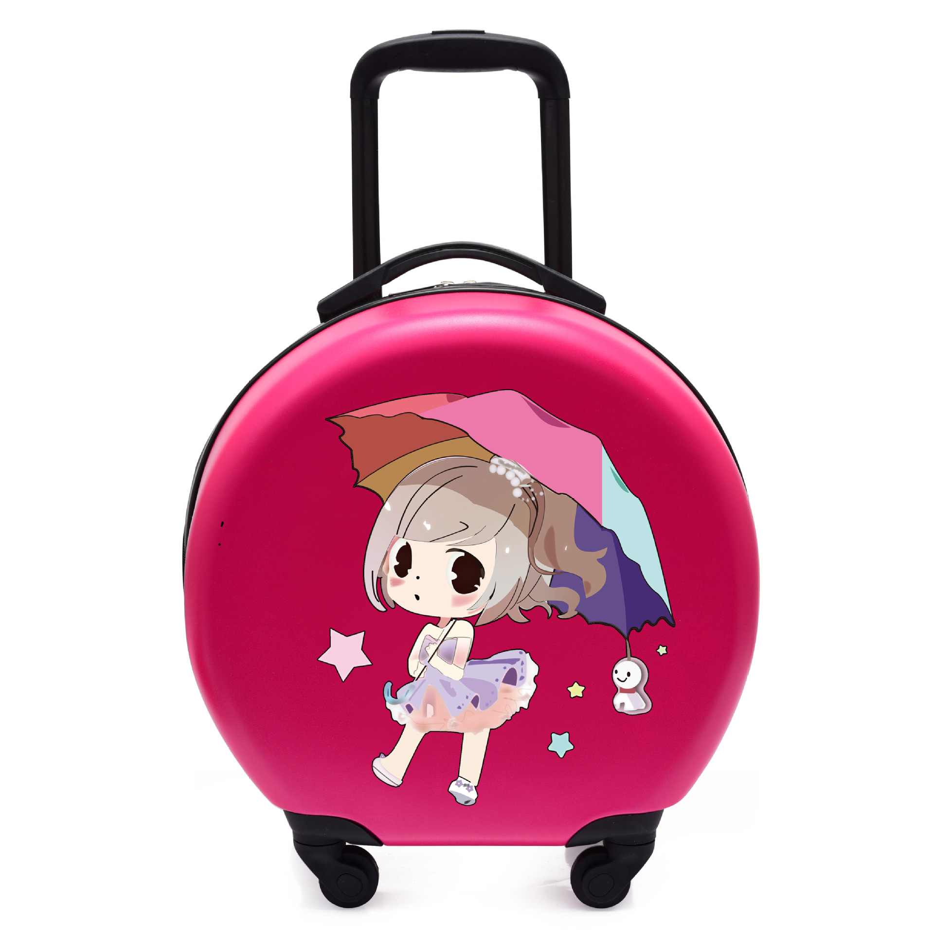장미 우산 소녀