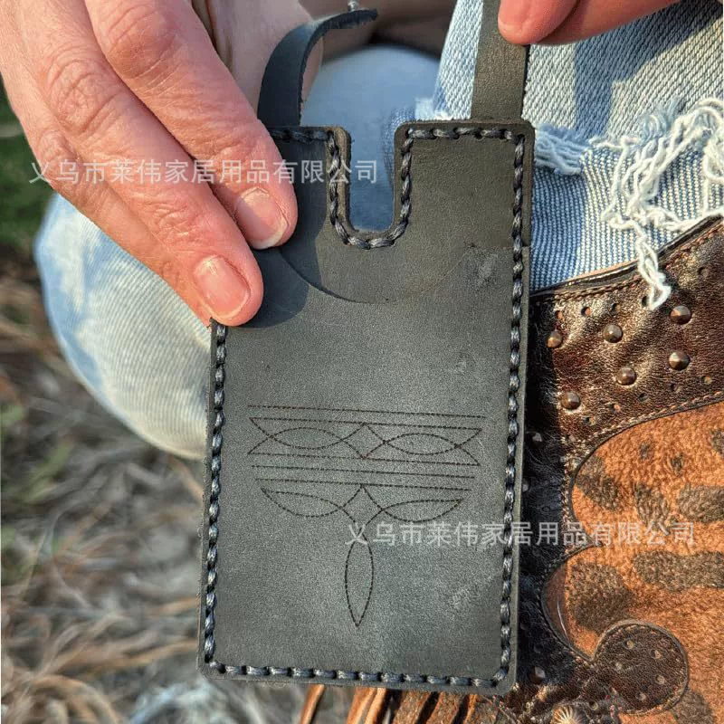 Кросс-border новый западный кошелек для ботинок со стразовым ремешком Western Boot Wallet