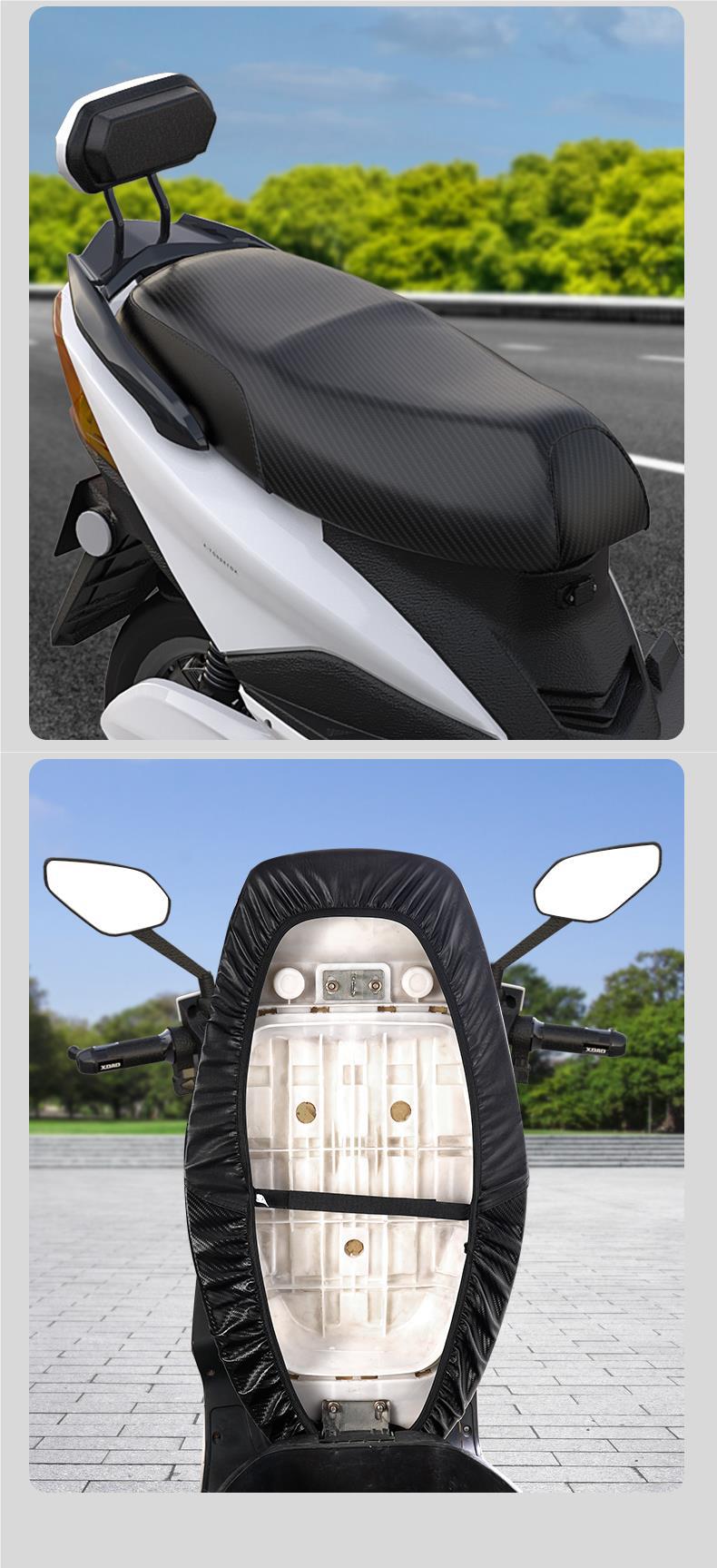 Electric Vehicle Seat Cover Battery Motorcycle Cushion Cover Yadi Emma Bell Waterproof Sunscreen Four Seasons Universal Seat Cover