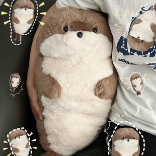 Cute Seal Plush Doll Toy Bed Sleeping Pillow Sleeping Doll Sea Lion Doll Couple Girlfriend Gift