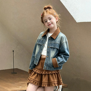 �͹��LŮͯ��ȹ26�¿����bײɫ���Iţ�����׵���ȹ��ͯ���b�ɼ���