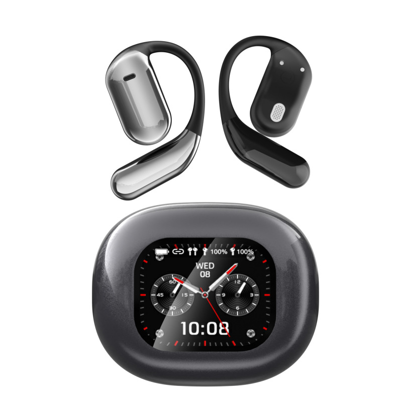 V8 ディスプレイ AI 翻訳 A9pro Bluetooth ヘッドセット ワイヤレス インイヤー ノイズ リダクション スライド カバー V20 ANC Huaqiangbei|undefined
