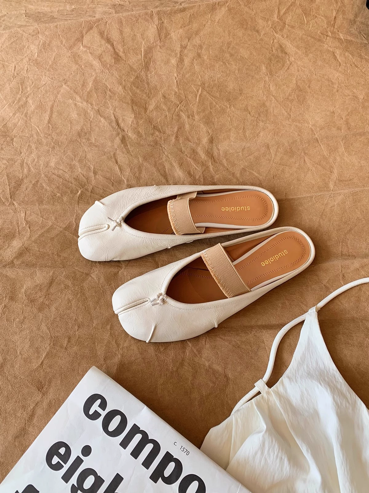 Кожаная летняя обувь Miaoziyuan, облегающие Slip-On туфли-балетки белые, серебристые и черные