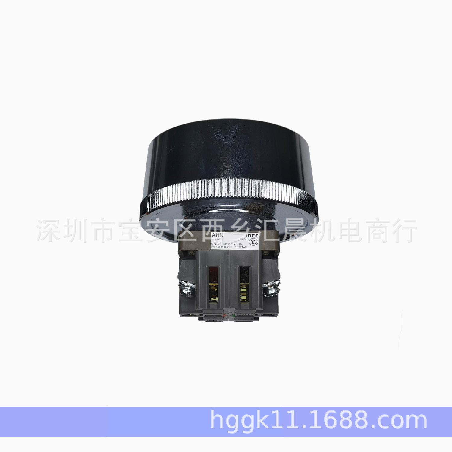 正品IDEC和泉按钮开关ABN4F10R深罩带护圈按钮 红色