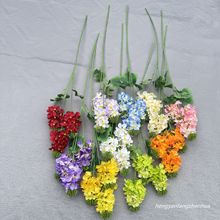 3叉油菜花 婚礼路引插花装饰假花 酒店花排布置摄影道具绢花批发