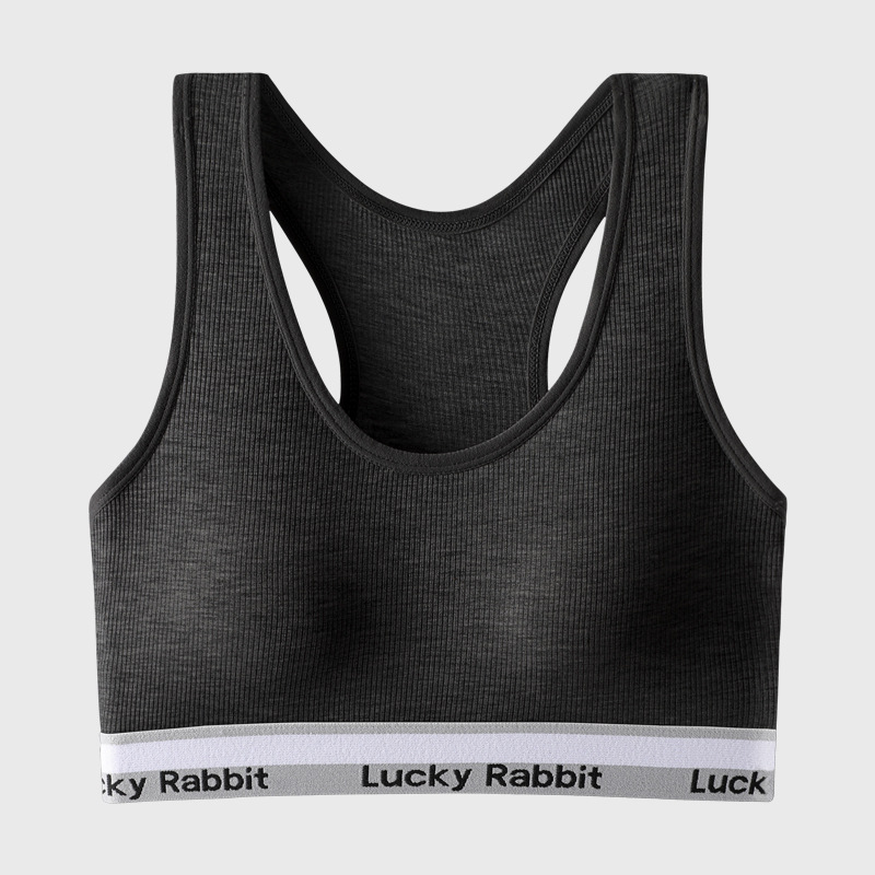 En FORMA DE I de belleza espalda ropa interior deportiva traje de algodón de las mujeres con almohadilla en el pecho sin anillo de acero push up yoga corriendo a prueba de golpes sujetador verano