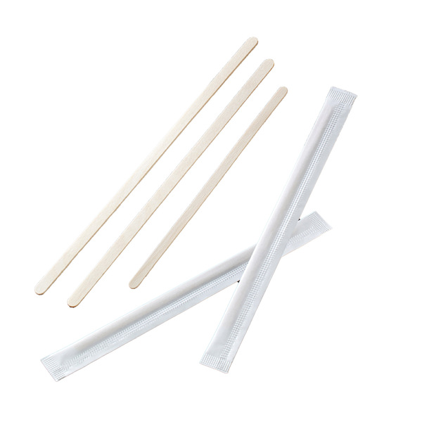 Disposable coffee mixing stick