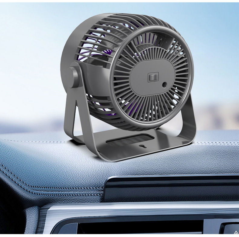 Directly Supplied from the Manufacturer, 12V/24V Car Circulation Fan, In-Car Cooling, Super Powerful Electric Fan, Specifically for Vans and Large Trucks