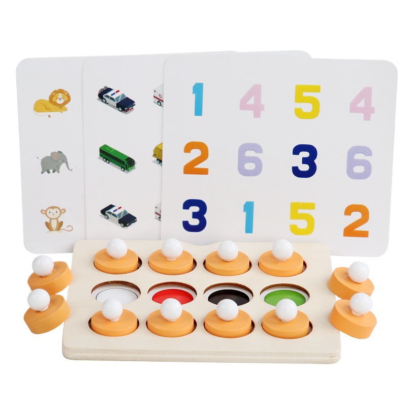 Madera, fruta, animal, ajedrez con memoria, educación temprana para niños, juguetes de inteligencia, entrenamiento de observación de la memoria, juegos de mesa