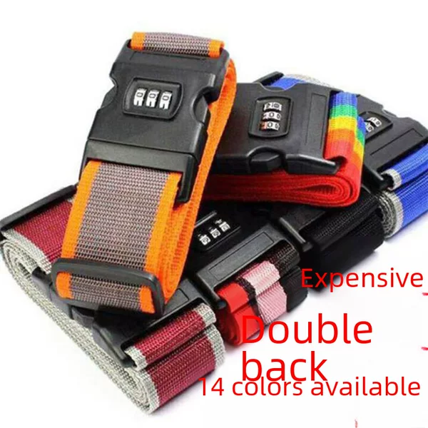 Factory direct luggage strap packing belt suitcase strap password belt reinforcement belt seat belt spot
