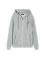 Zipper gray black label