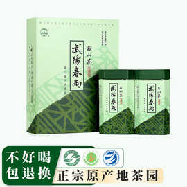 武阳春雨高山茶叶200g礼盒罐装2025年新茶春茶明前特级毛峰绿茶