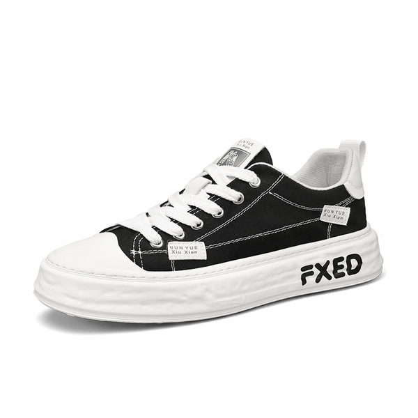 Cloth summer breathable sports black sneakers for students for…