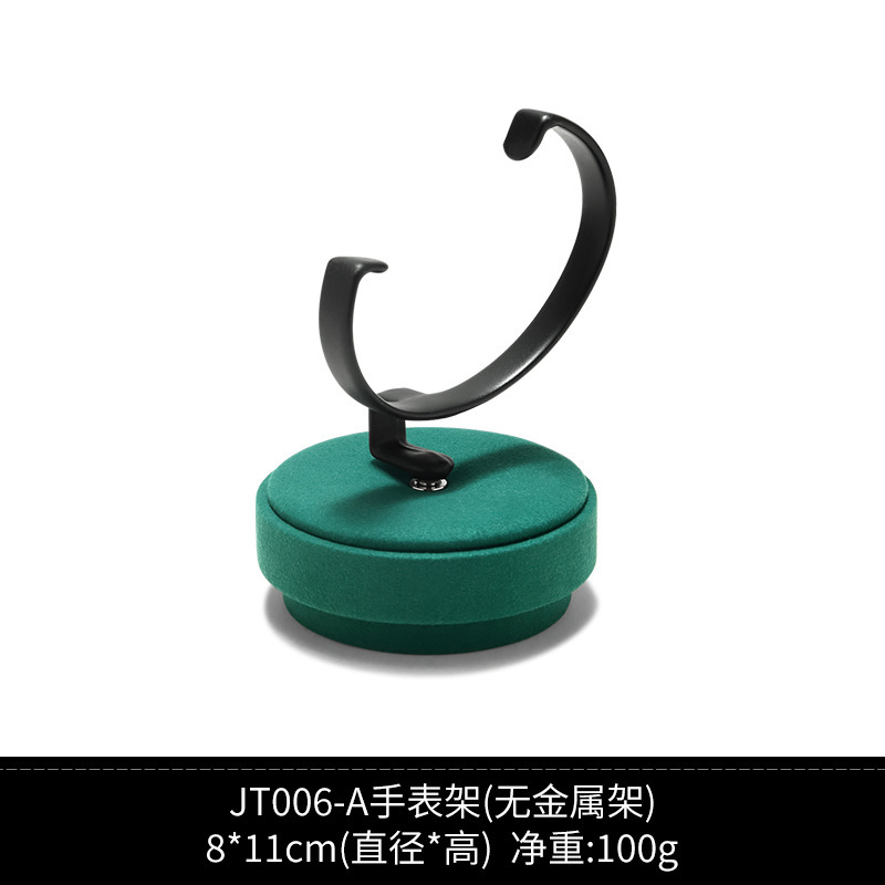 直供手表展示道具直播橱窗腕表陈列道具金属墨绿阶梯形展示架|undefined