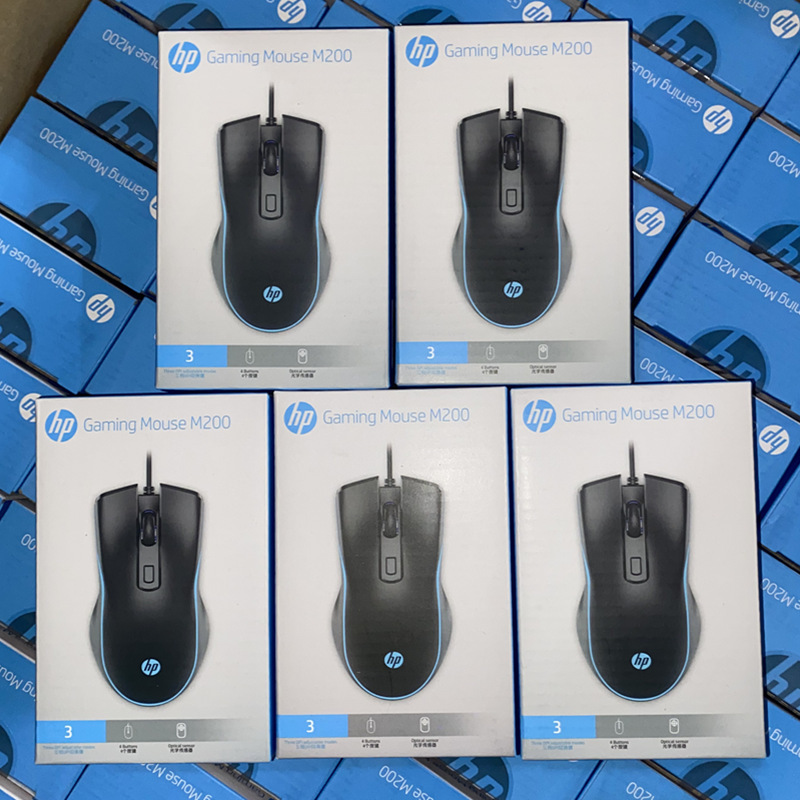 HP M200 有線ゲーム e スポーツ発光マウス USB ノートブックデスクトップコンピュータオフィスビジネスマウス|undefined